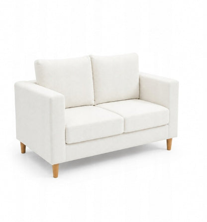 SOFA DWUOSOBOWA | 120CM | AURO | POCZEKALNIA | PRZEDPOKÓJ | BARANEK BIAŁY