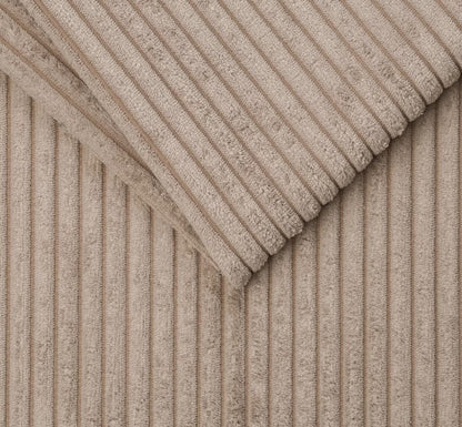 Poszewka dekoracyjna Jasiek sztruks toczona 40x40 jasny brąz
