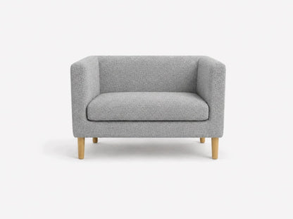 SOFA GLAM | PRZEDPOKÓJ | LOŻA DWUOSOBOWA | KORYTARZ | SZARY 120 CM