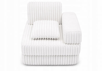 Modułowa sofa fotel pokój dziecięcy 120x60 BELLA biały