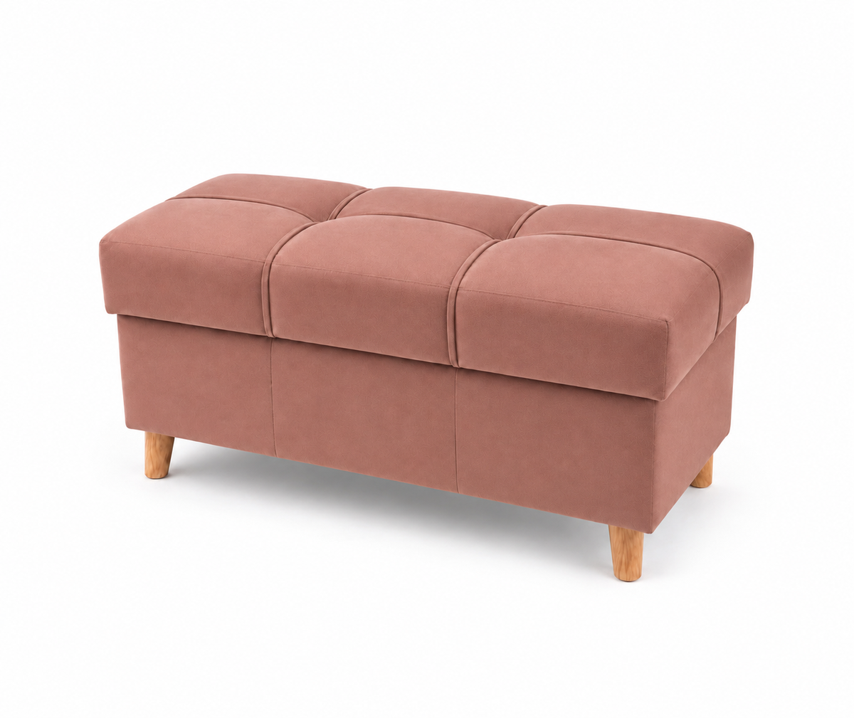 PUFA REY 75x35 | OTWIERANA | Z POJEMNIKIEM | PRZEDPOKÓJ | SALON |RÓŻOWY P39