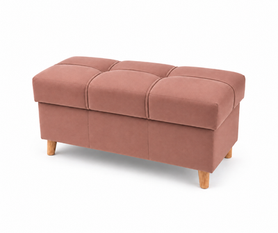PUFA REY 75x35 | OTWIERANA | Z POJEMNIKIEM | PRZEDPOKÓJ | SALON |RÓŻOWY P39