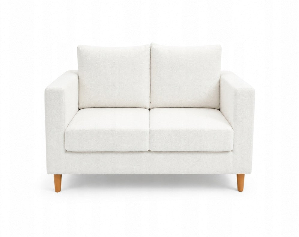 SOFA DWUOSOBOWA | 120CM | AURO | POCZEKALNIA | PRZEDPOKÓJ | BARANEK BIAŁY