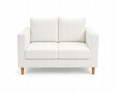 SOFA DWUOSOBOWA | 120CM | AURO | POCZEKALNIA | PRZEDPOKÓJ | BARANEK BIAŁY