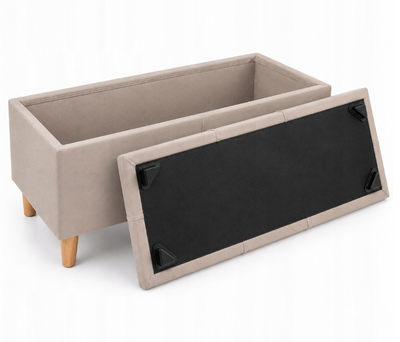 PUFA REY 75x35 | OTWIERANA | Z POJEMNIKIEM | PRZEDPOKÓJ | SALON | BEŻOWY B1