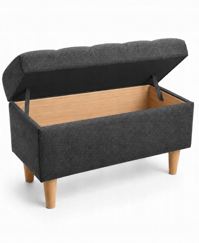 PUFA JAMNIK | 60X30 | OTWIERANA ZE SCHOWKIEM | DO PRZEDPOKOJU | CZARNY BC
