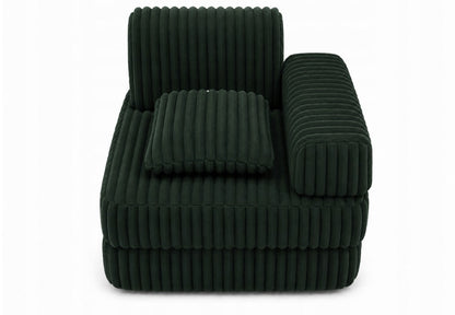 Modułowa sofa fotel pokój dziecięcy 120x60 BELLA zielony
